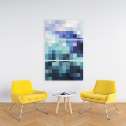Canvas 24 x 36 - Pixelized landscape