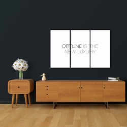 Canvas 24 x 36 - Offline is the new luxury