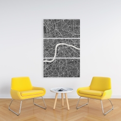 Canvas 24 x 36 - London city plan