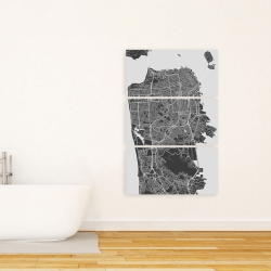 Canvas 24 x 36 - San francisco city plan