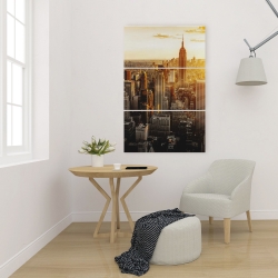 Canvas 24 x 36 - New york city at sunset