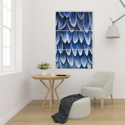 Toile 24 x 36 - Plumage bleu