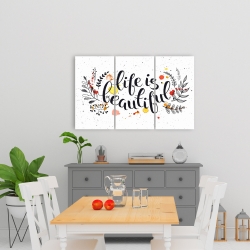 Toile 24 x 36 - La vie est belle