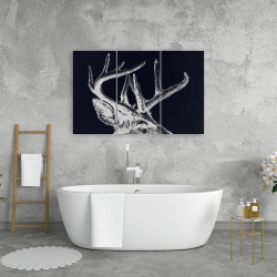 Canvas 24 x 36 - Blue roe deer plume