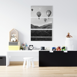Canvas 24 x 36 - Air balloon landscape
