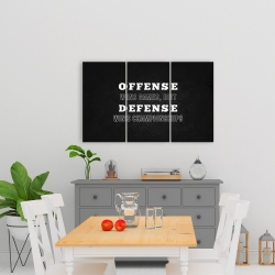 Canvas 24 x 36 - Offense wins games...