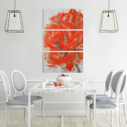 Toile 24 x 36 - Rose abstraite
