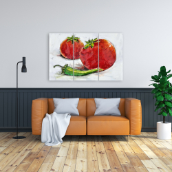 Canvas 24 x 36 - Tomatoes with jalapeño