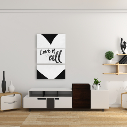 Toile 24 x 36 - L'amour c'est tout