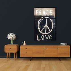 Canvas 24 x 36 - Peace love