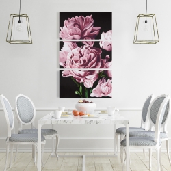 Toile 24 x 36 - Pivoines roses