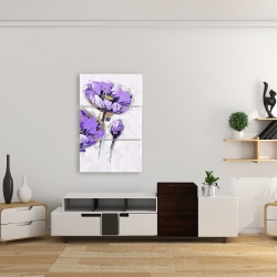 Toile 24 x 36 - Anémones mauves