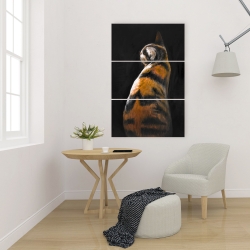 Canvas 24 x 36 - Spotted cat