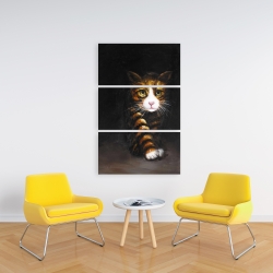 Toile 24 x 36 - Chat discret