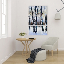 Toile 24 x 36 - Arbres gelés