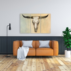 Toile 24 x 36 - Crâne de taureau