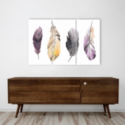 Toile 24 x 36 - Ensemble de plumes bohème