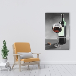 Toile 24 x 36 - Bouteille de bourgogne