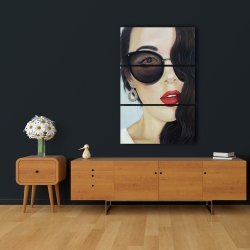 Toile 24 x 36 - Lunettes de soleil à la mode