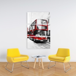 Canvas 24 x 36 - Red bus londoner