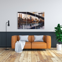 Toile 24 x 36 - Coucher du soleil sur new-york