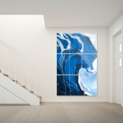 Toile 40 x 60 - Vague abstraite en mouvement