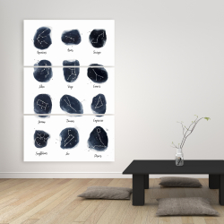 Canvas 40 x 60 - Constellations zodiac signs