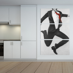 Canvas 40 x 60 - Happy classic man