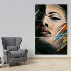Toile 40 x 60 - Portrait abstrait de femme