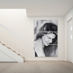 Toile 40 x 60 - Portrait de femme souriante