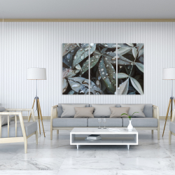 Canvas 40 x 60 - Leaves after rain