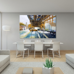 Toile 40 x 60 - Voitures sous le pont