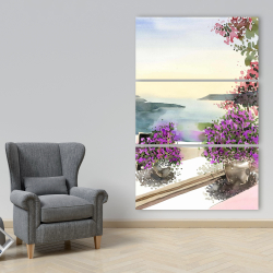 Toile 40 x 60 - Vue sur la mer méditerranée