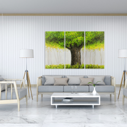 Canvas 40 x 60 - Big green tree