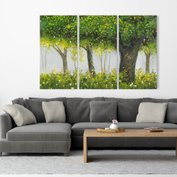 Toile 40 x 60 - Forêt en été