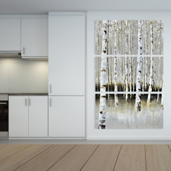 Canvas 40 x 60 - Winter forest landscape