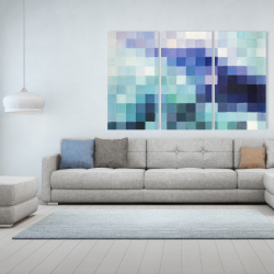 Toile 40 x 60 - Paysage pixelisé