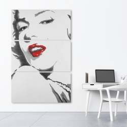 Canvas 40 x 60 - Marilyn monroe outline style