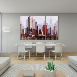 Toile 40 x 60 - Ville style industrielle