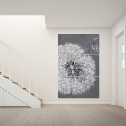 Canvas 40 x 60 - Blowing dandelion