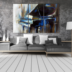 Canvas 40 x 60 - Abstract grand piano