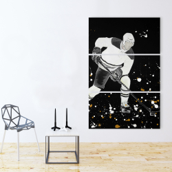 Toile 40 x 60 - Joueur de hockey à l'action