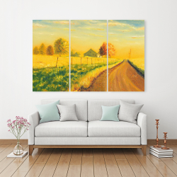 Toile 40 x 60 - à la campagne