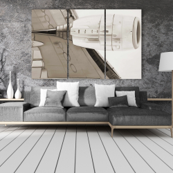 Toile 40 x 60 - Dessous d'avion