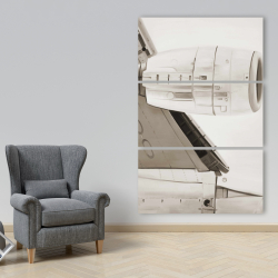 Toile 40 x 60 - Dessous d'avion