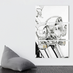 Toile 40 x 60 - Lumière d'une moto