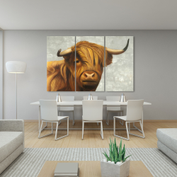 Toile 40 x 60 - Vache des montagnes