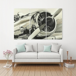 Canvas 40 x 60 - Vintage aircraft