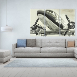 Canvas 40 x 60 - Vintage airplane