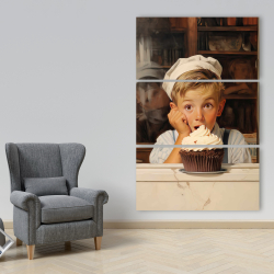 Toile 40 x 60 - Le meilleur cupcake